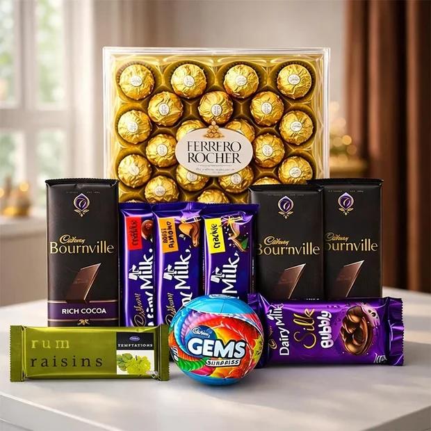 Shop the Best Chocolate Gift Hamper Online – Easy Chocolate Hamper Delivery